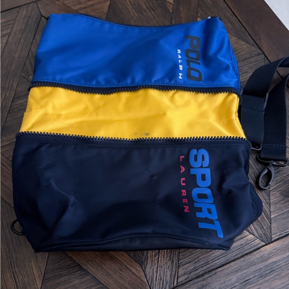Polo Sport Ralph Lauren Y2K Vintage Duffle Sling Crossbody Bag | Expandable